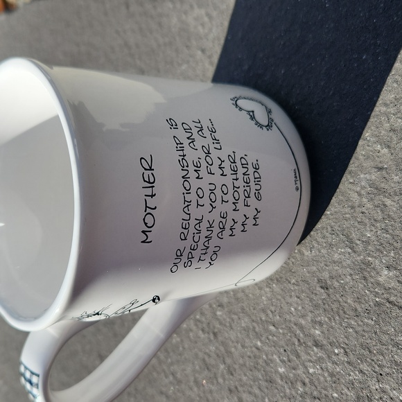 EUC Enesco Mother Daughter Ceramic Mug - Black and White - Picture 5 of 7